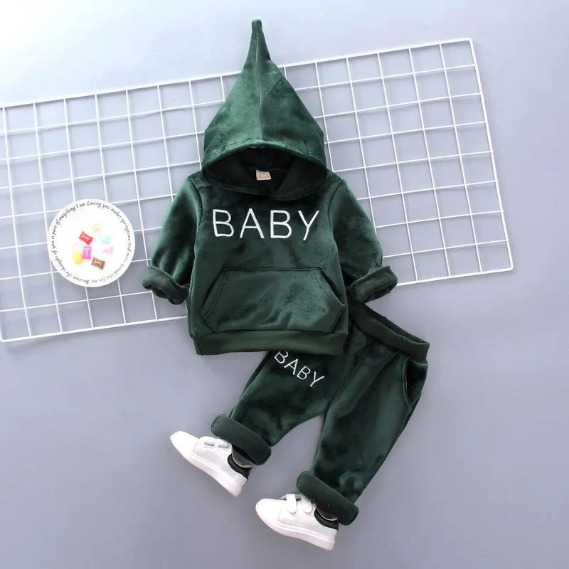 2-piece Fleece Hoodie & Pants for Children Boy