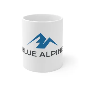 Blue Alpine Ceramic Mug 11oz