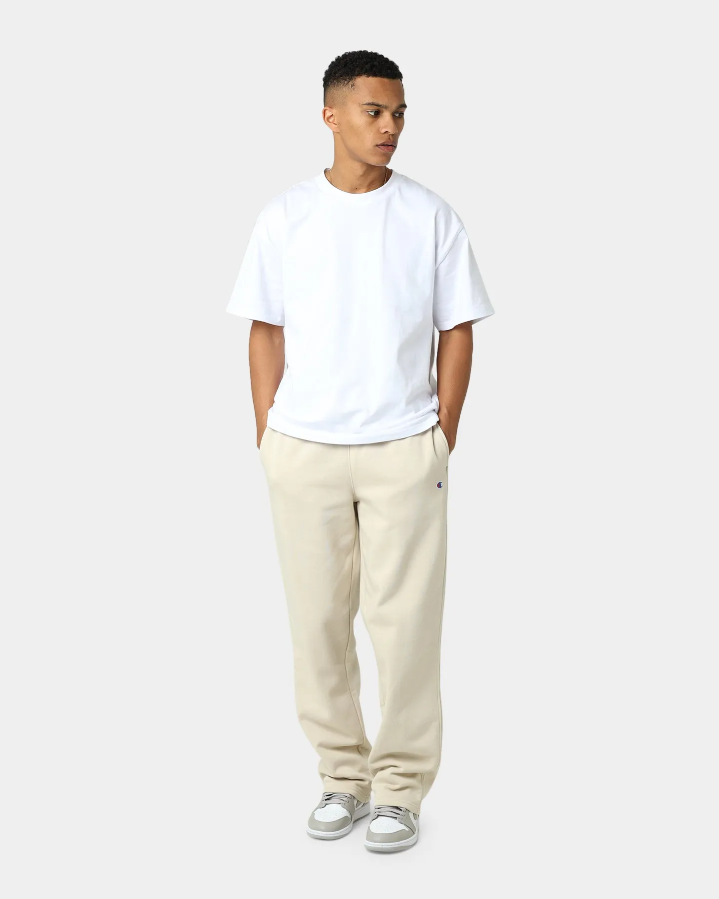 Champion Classic Fleece Puddle Pants Pebblestone