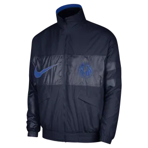 DALLAS MAVERICKS NIKE COURTSIDE LIGHTWEIGHT NAVY JACKET