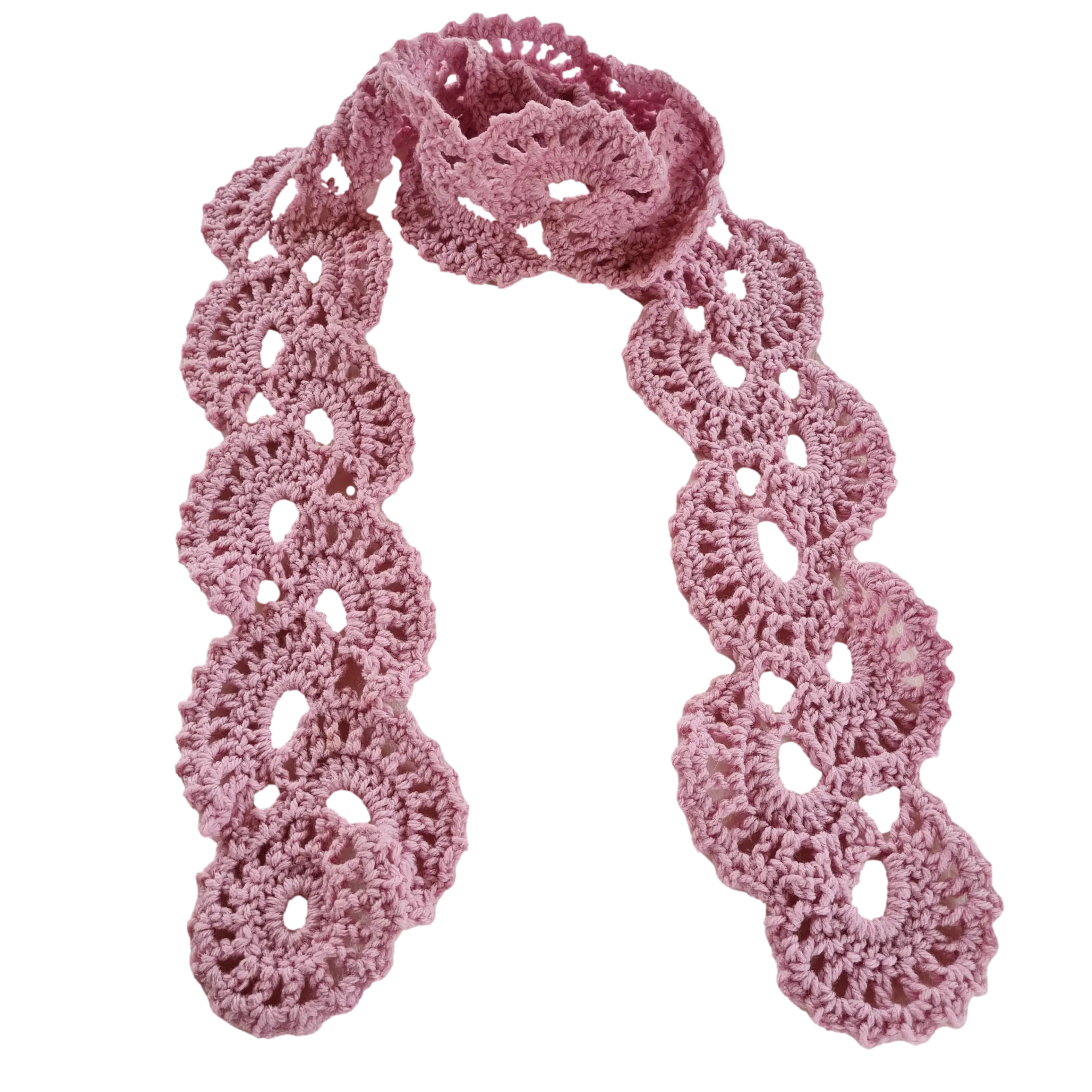 Easy Oyster Shell Crochet Scarf – Beginner-Friendly Pattern with Elegant Texture