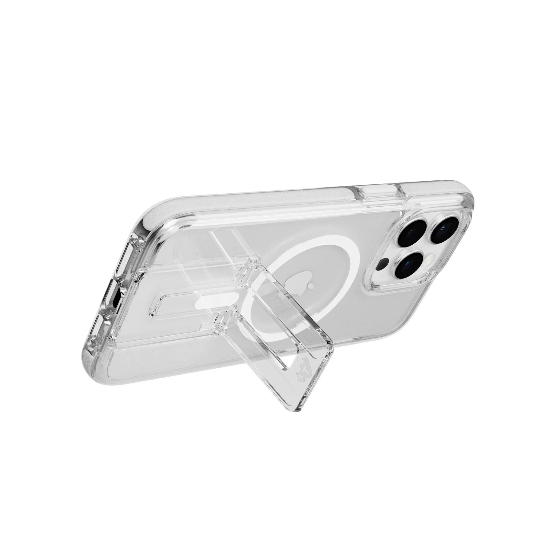 Evo Crystal Kick - Apple iPhone 15 Pro Max Case MagSafe® Compatible - White