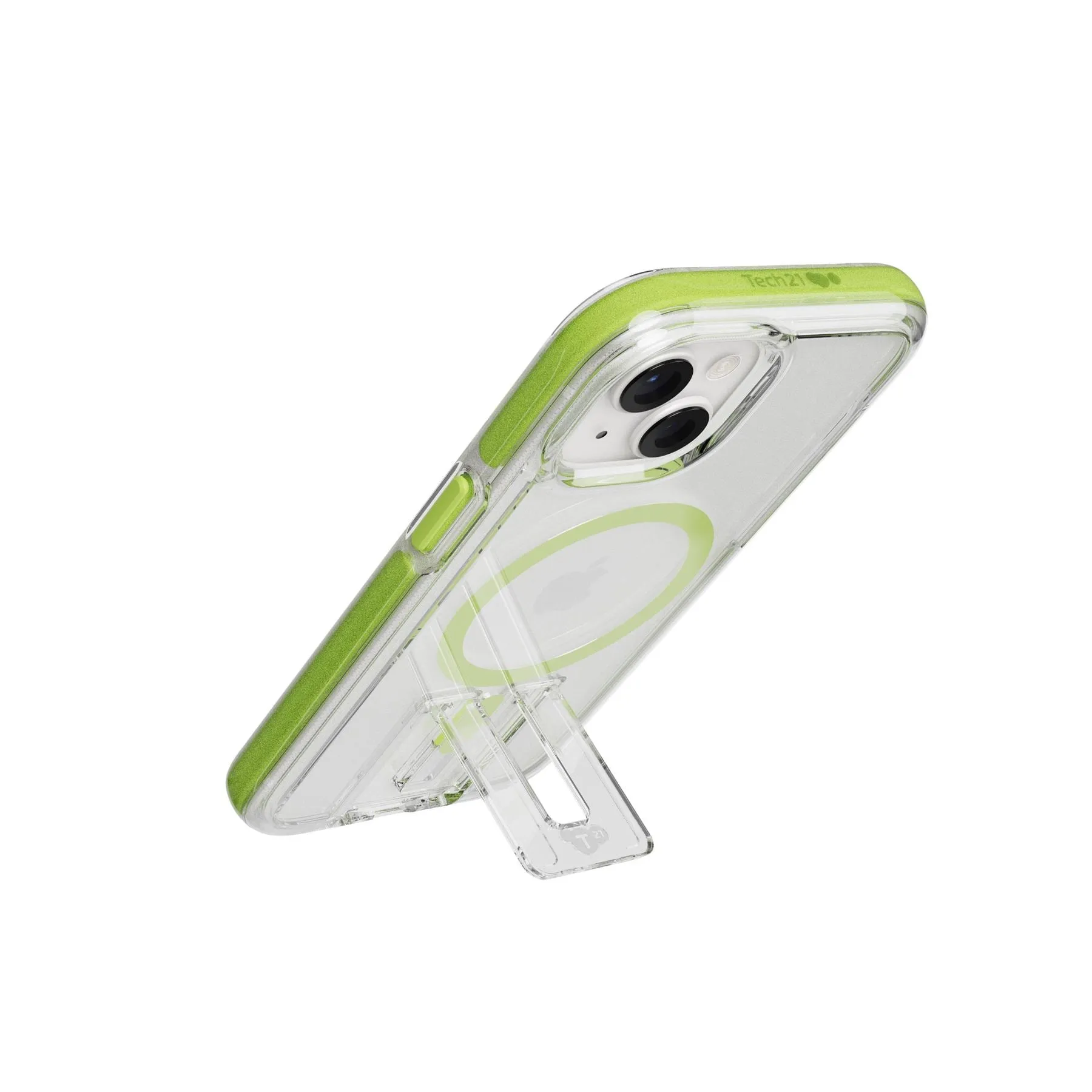 EvoCrystal Kick - Apple iPhone 15 Case MagSafe® Compatible - Lime