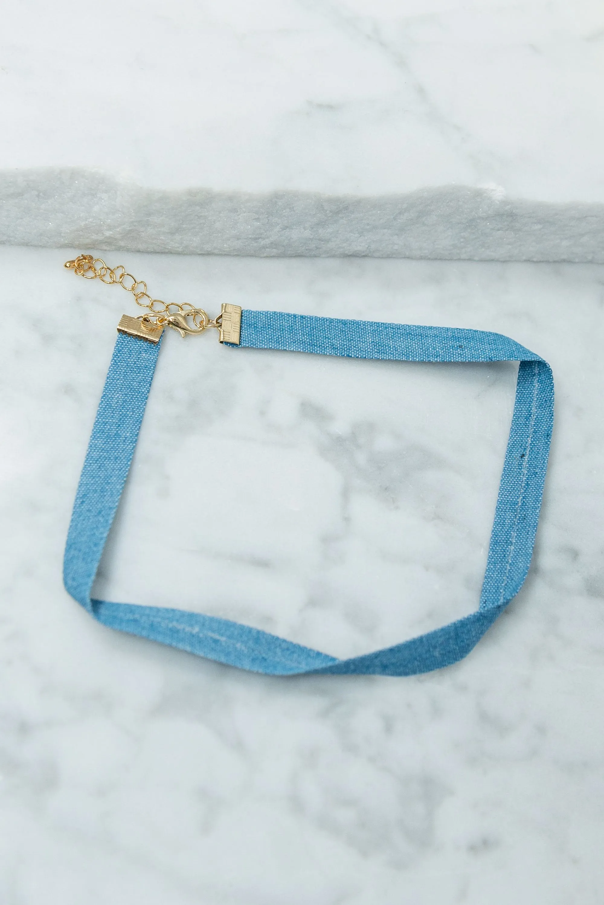 Feeling This Way Choker, Blue