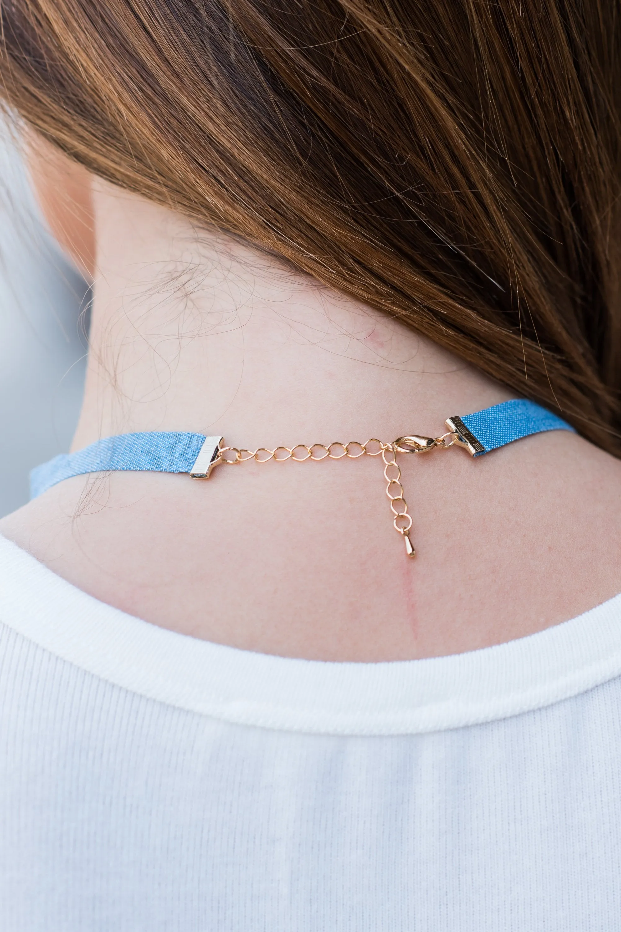 Feeling This Way Choker, Blue