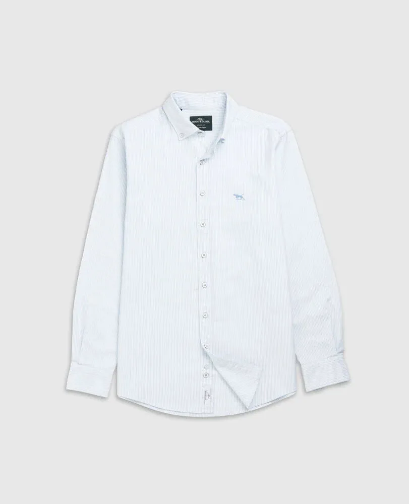 Gunn Oxford Stripe Shirt - Capri