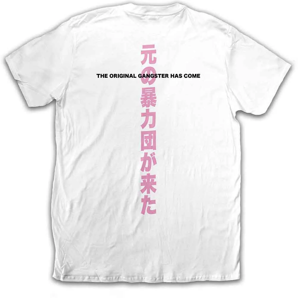 Ice Cube Unisex T-Shirt - Beanie Kanji (Back Print)