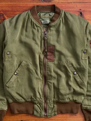 MSP-4025 Vintage Wash MA-1 Jacket in Army Green