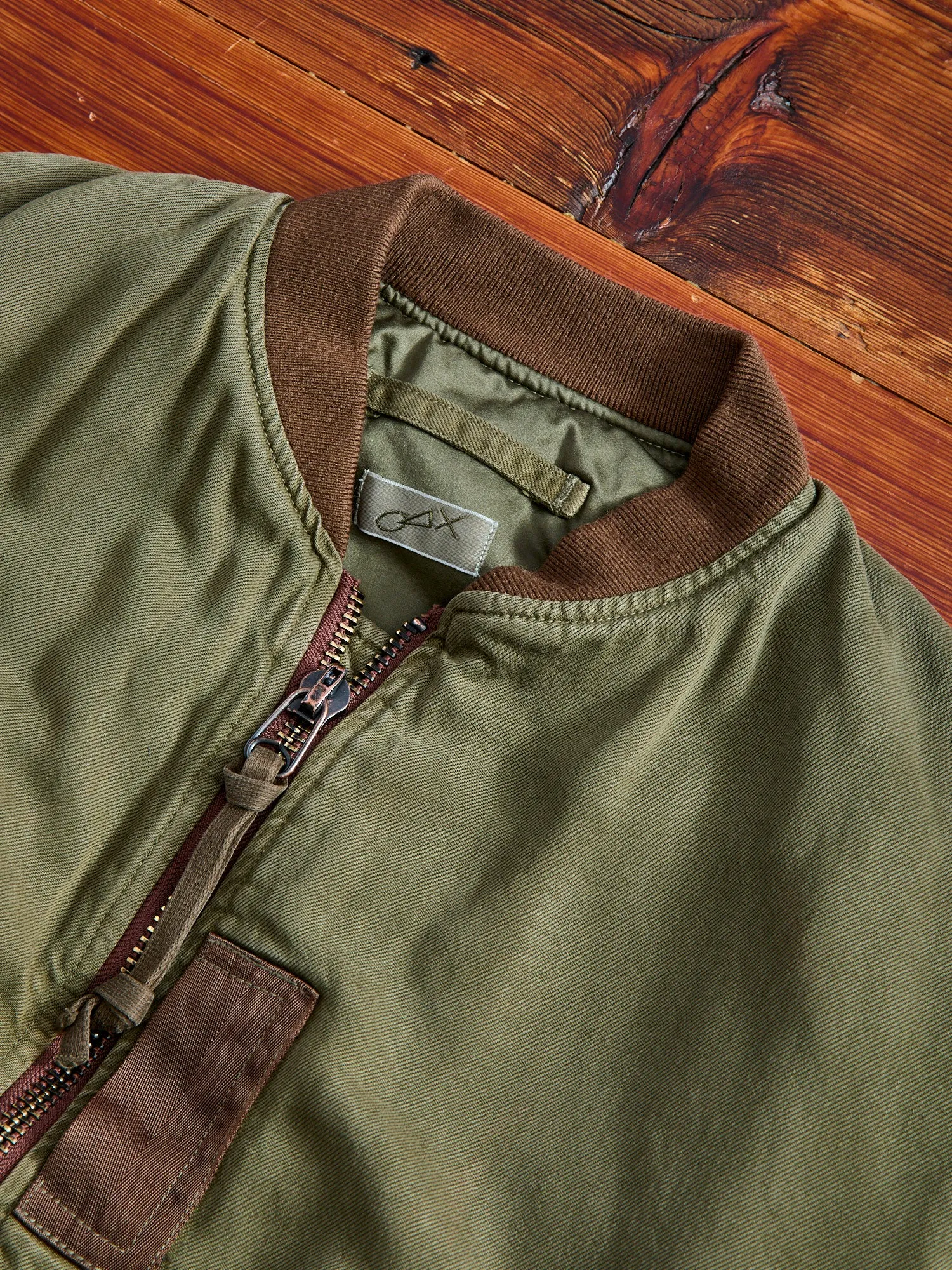 MSP-4025 Vintage Wash MA-1 Jacket in Army Green