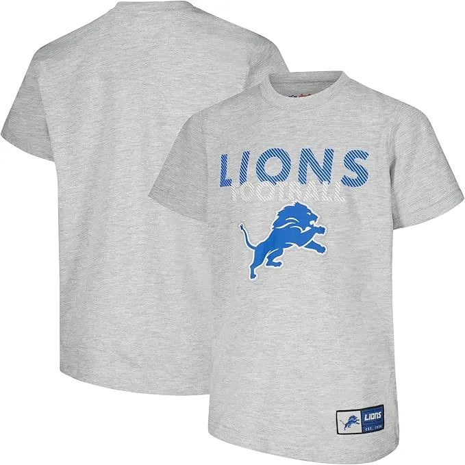 NFL Official Youth Super Soft Game Day T-Shirt|Detroit Lions