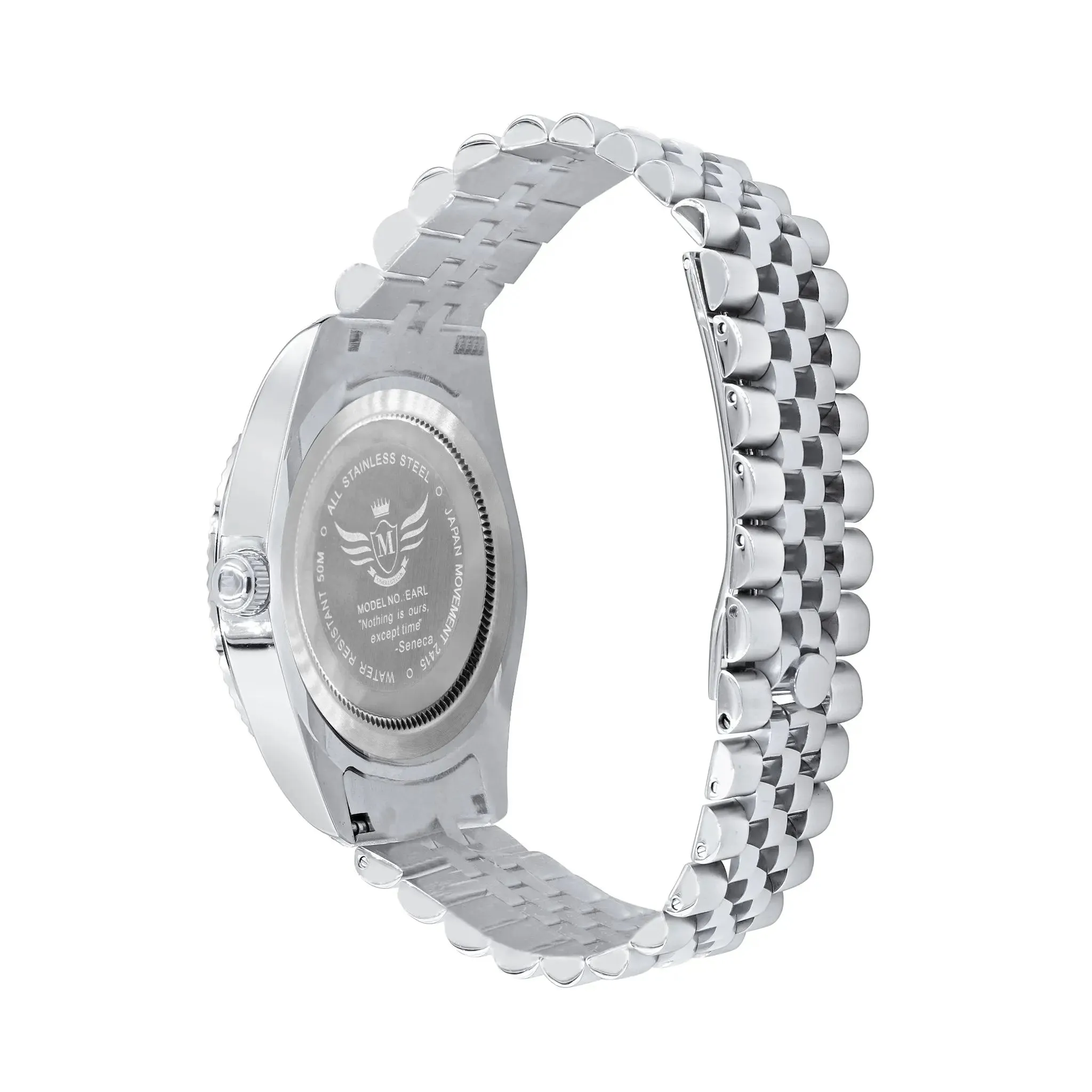 Radiant Steel Elegance Timepiece I 530571