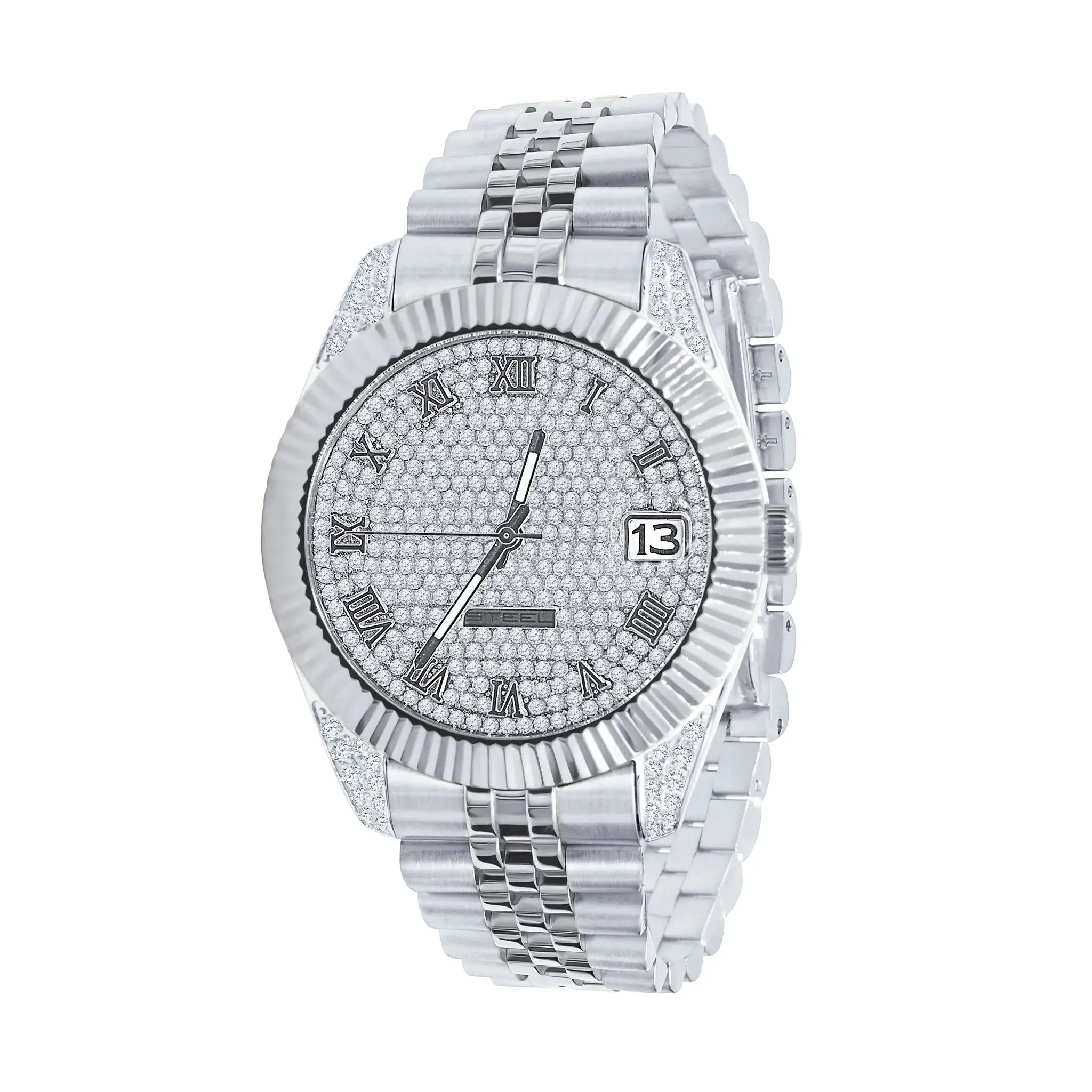 Radiant Steel Elegance Timepiece I 530571