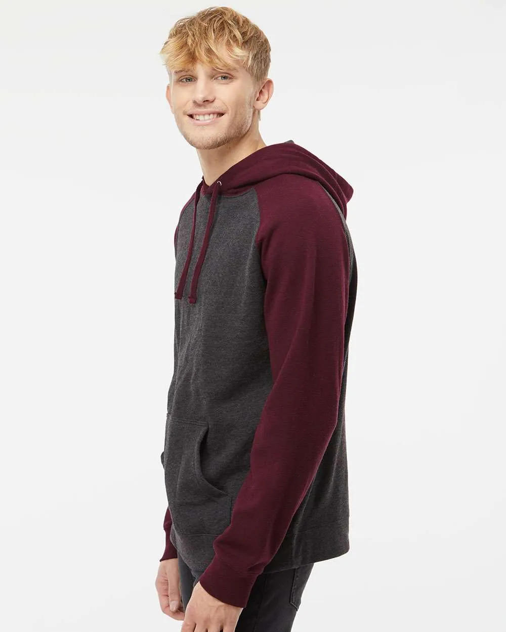 Raglan Hooded Sweatshirt