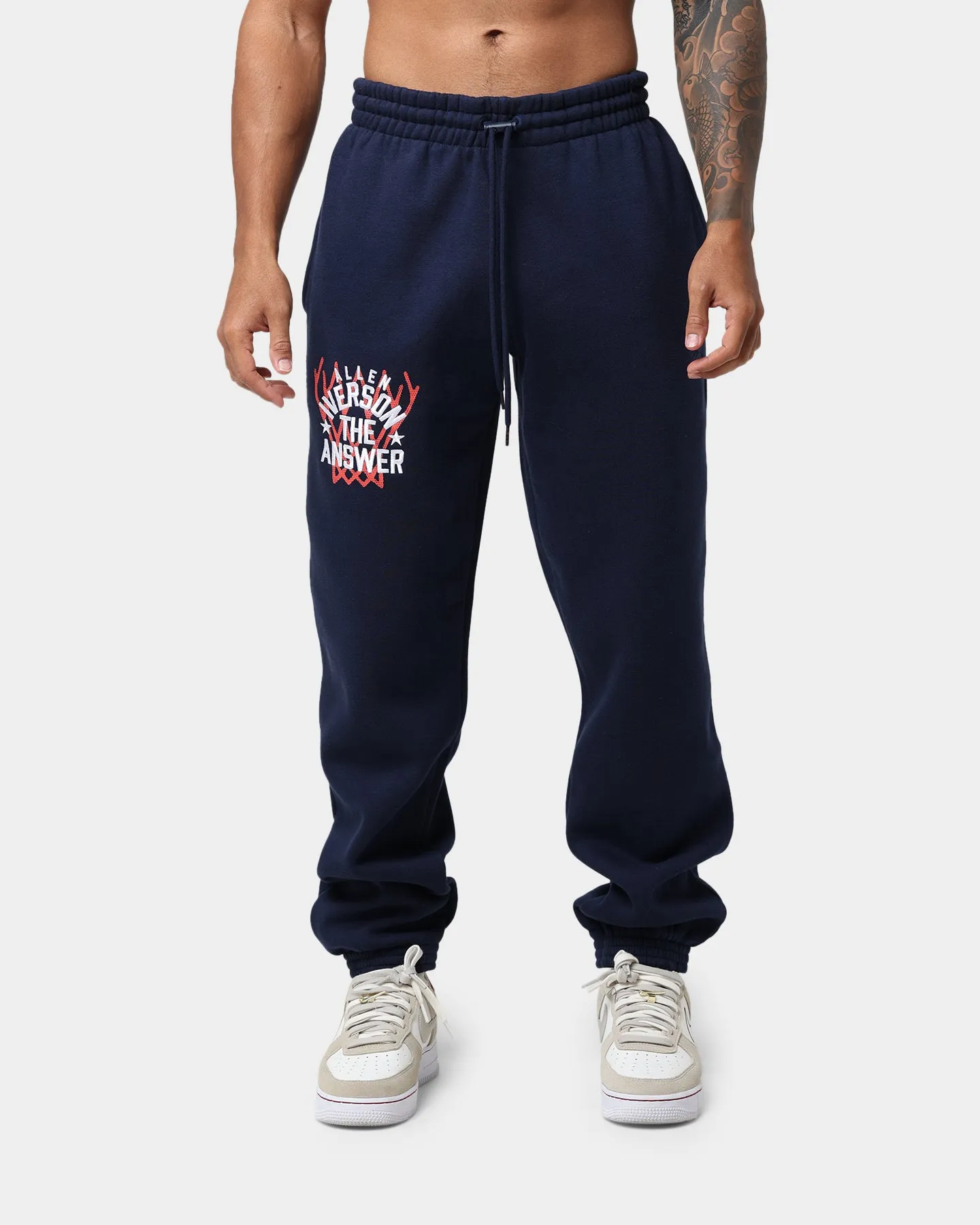 Reebok Iverson Basketball Fleece Pants Vector Navy