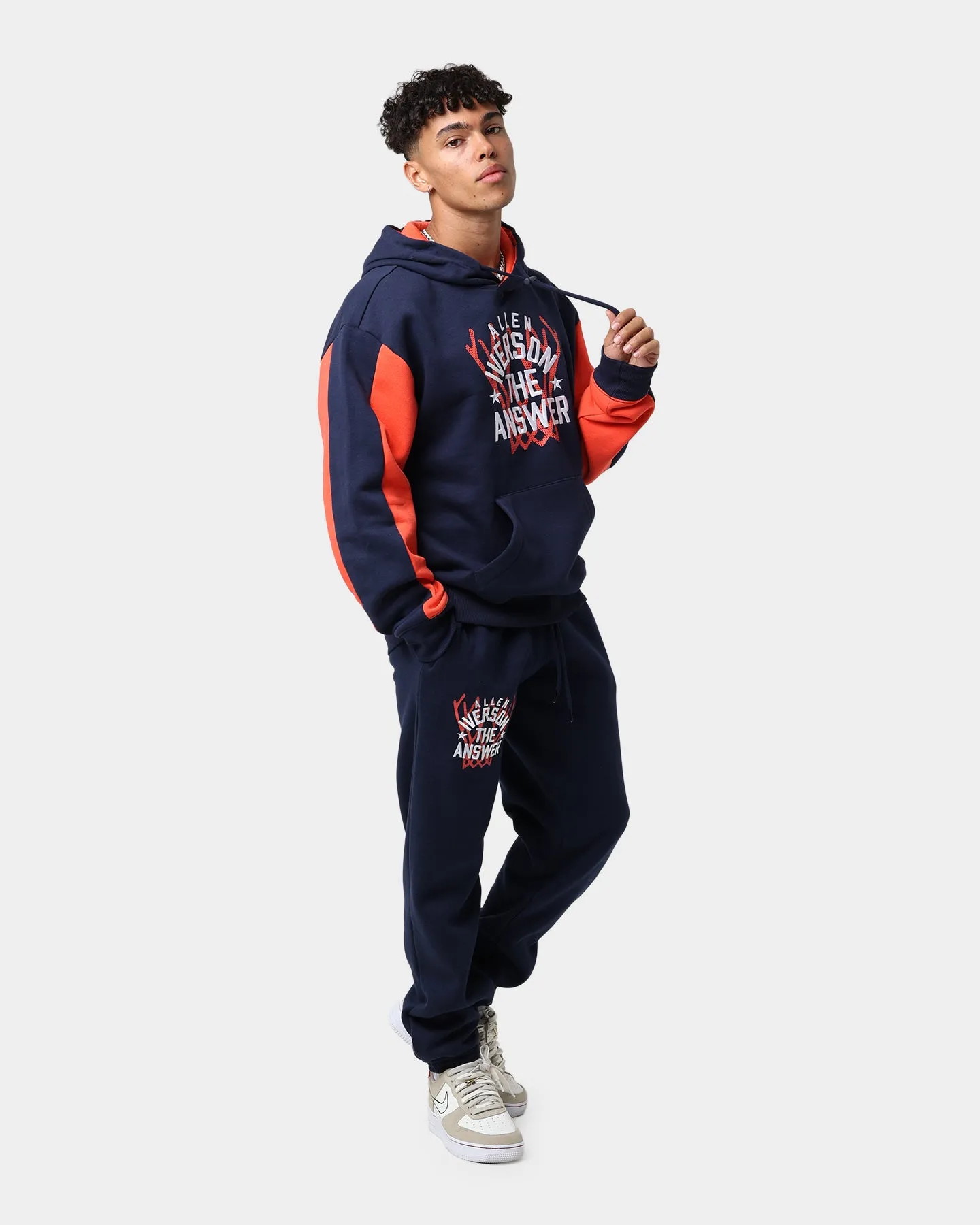 Reebok Iverson Basketball Fleece Pants Vector Navy