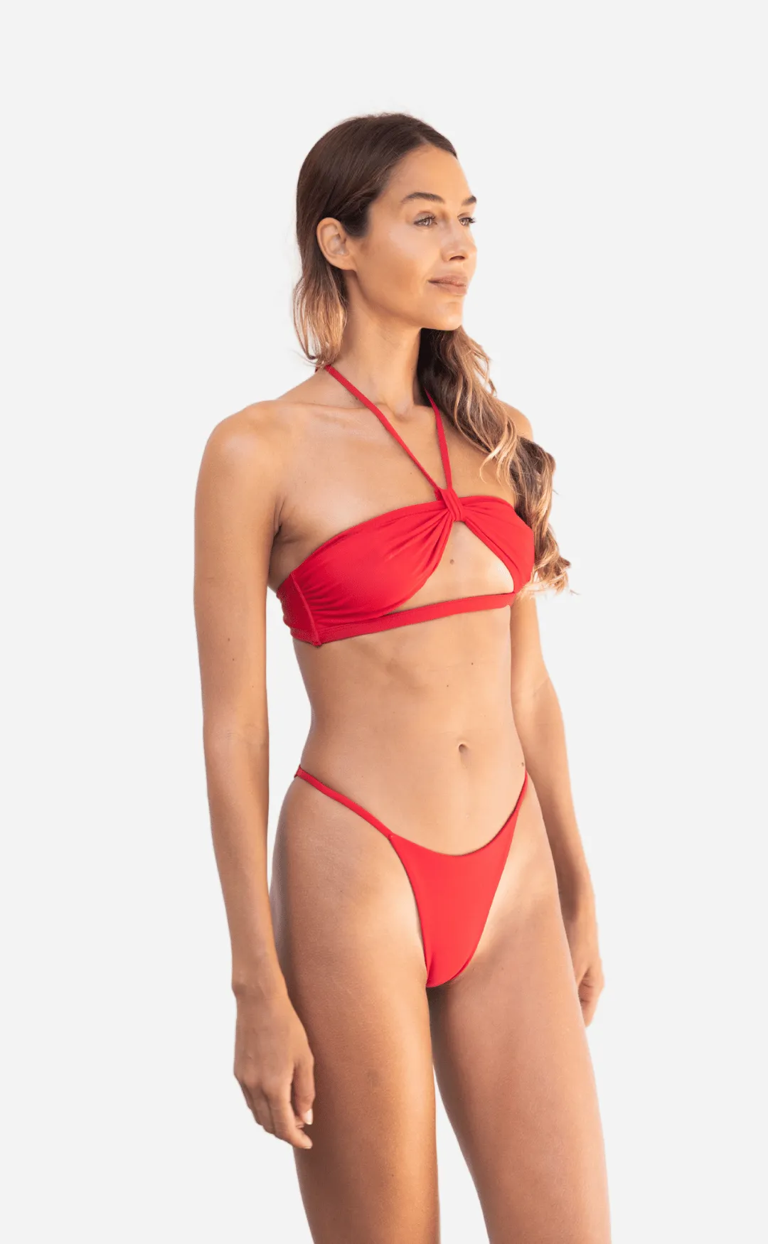 Risque Scarlet Red - Bandeau Bikini Top