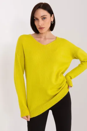 RUE PARIS Women's Casual European Lemonade Pullover Sweater-model 189305