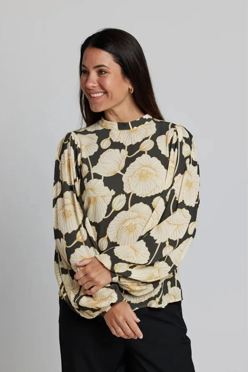 Stella   Gemma - Bowery Blouse - Art Deco Peony