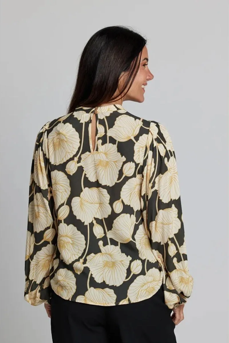 Stella   Gemma - Bowery Blouse - Art Deco Peony