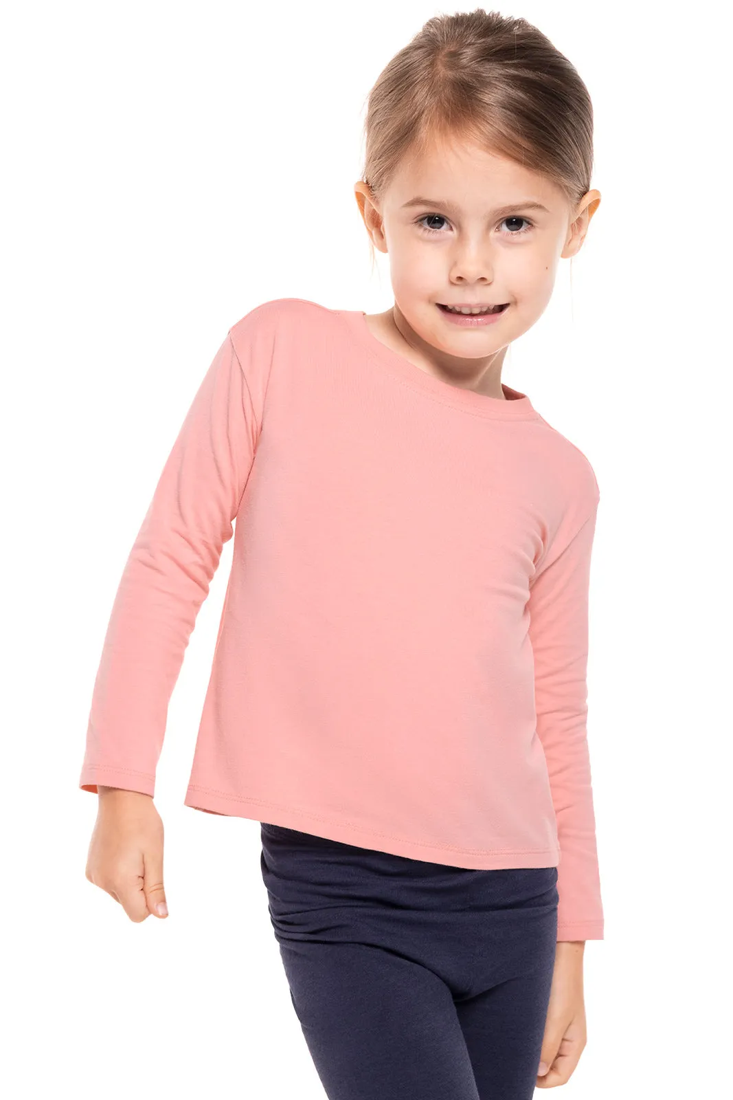 Toddler Coco Plum Everyday Long Sleeve T-Shirt | Peachy Pink