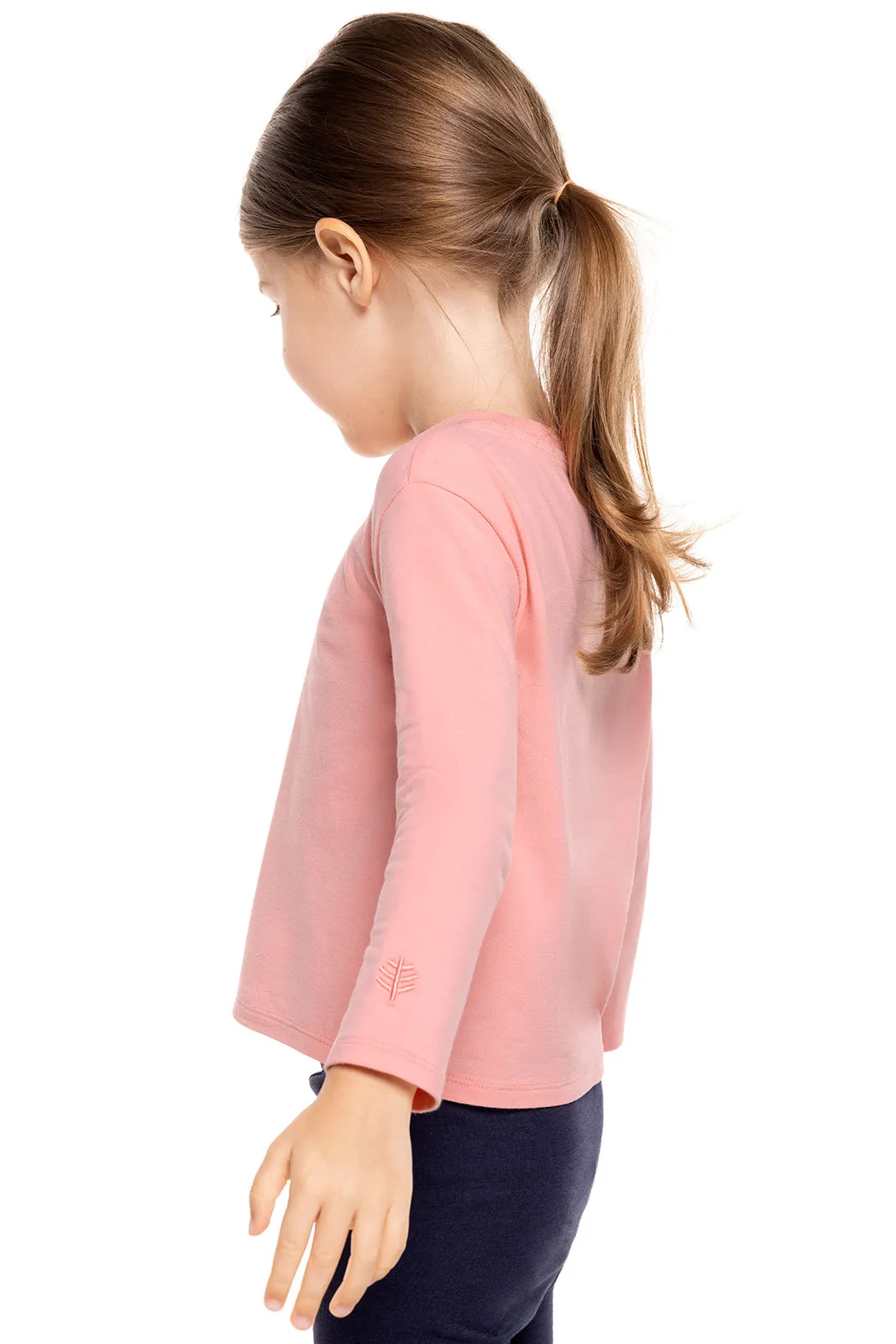 Toddler Coco Plum Everyday Long Sleeve T-Shirt | Peachy Pink