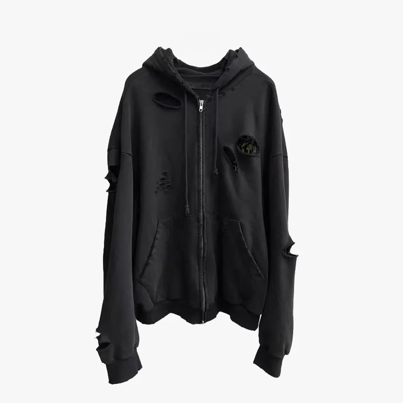 URBAN REBEL THICKENED COTTON HOODIE