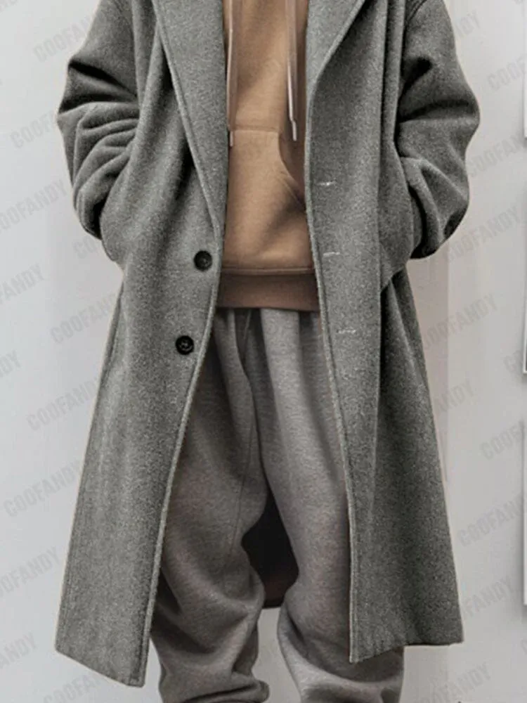 Utility Comfy Lined Tweed Coat