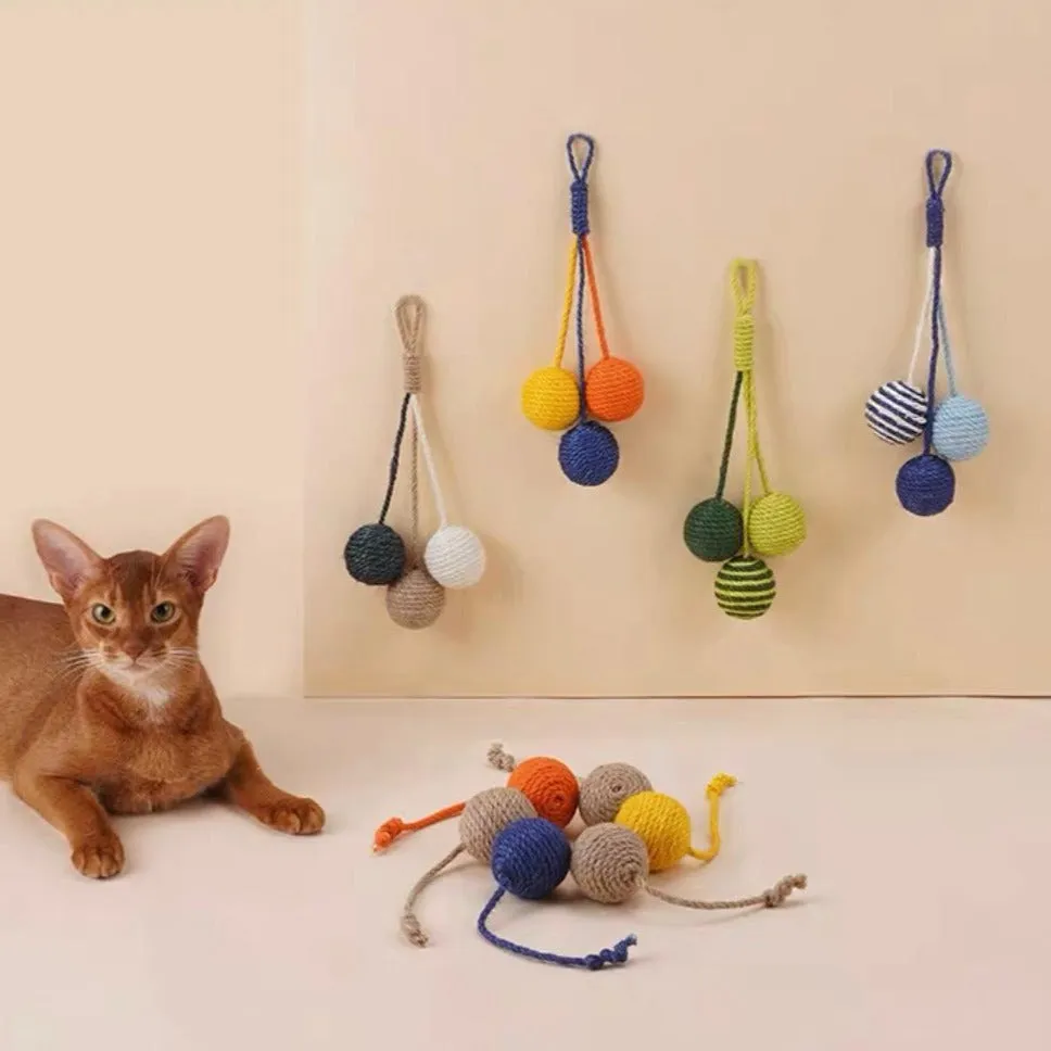 ZEZE Dangling Balls Pet Toy